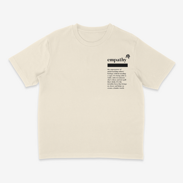 T138W Camiseta de definición de empatía