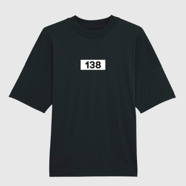 138 Box Print Organic Cotton Oversized T-Shirt