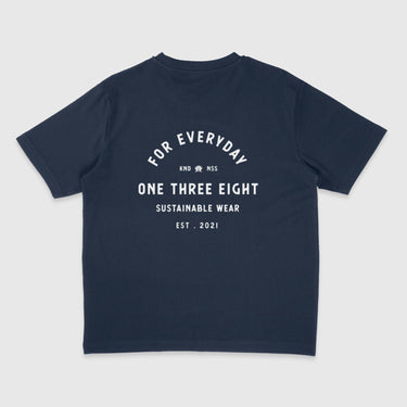 Темно-синяя футболка унисекс Everyday Essentials