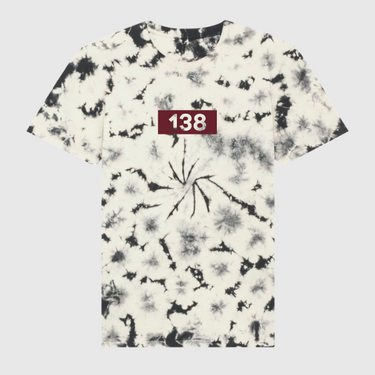Camiseta de algodón orgánico con estampado de cuadros 138 de Tie &amp; Dye